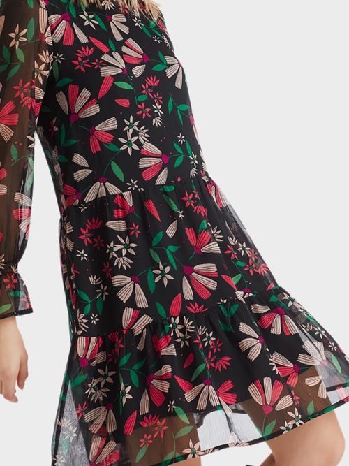 Feminines Kleid mit Blumenprint