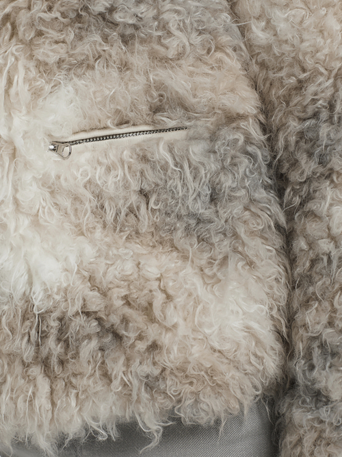 Fun-Fur-Jacke in Curly-Optik