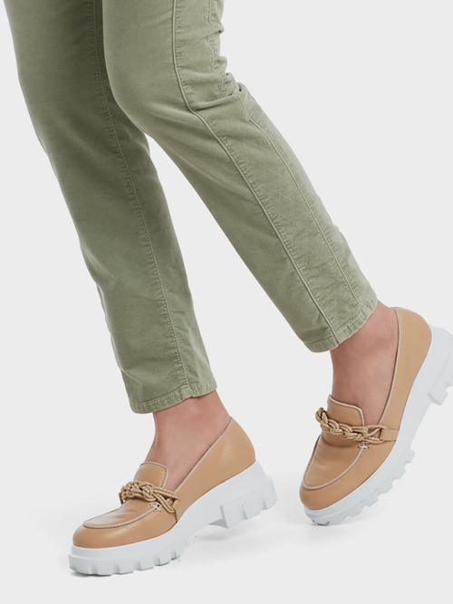 Stretchy jeans van fluweel