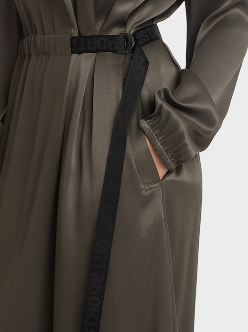 Dress with an asymmetric look