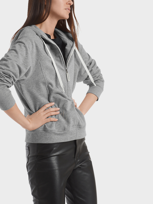 Sweatshirt with glitter icons