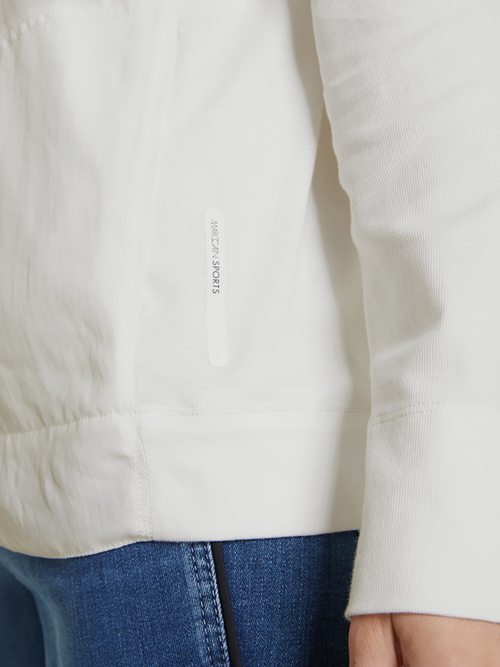 Blouseshirt met capuchon