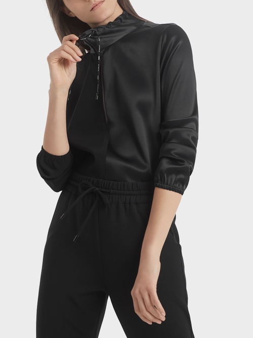Blusenshirt mit asymmetrischem Look