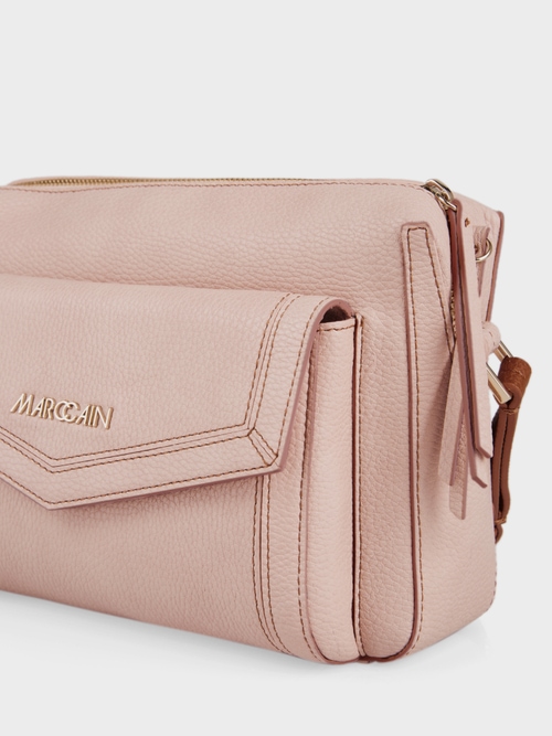 Schultertasche mit Flecht-Detail
