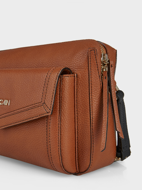Schultertasche mit Flecht-Detail