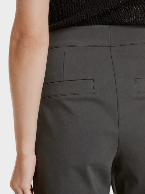 Weite High-Waist-Stretchhose