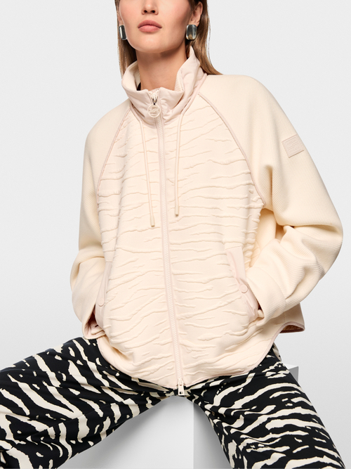 Jacket with animal print