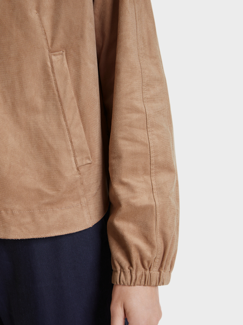 Jacke aus Fun-Velours