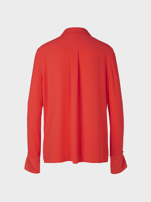 Bluse mit Matt/Glanz-Effekt
