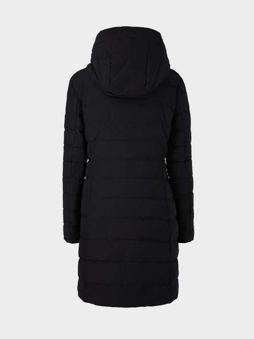 Down Coat with Fun Fur Vest