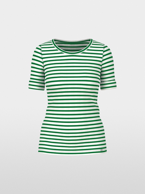 Striped T-shirt made of cotton rib