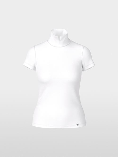 Plain T-shirt with short sleeves