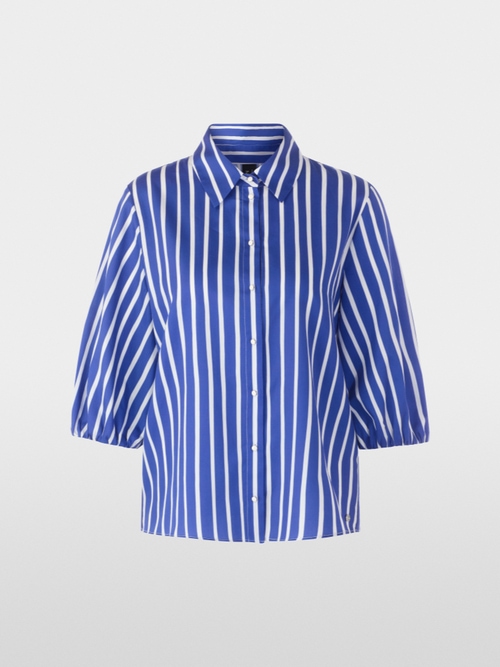 Striped cotton shirt blouse