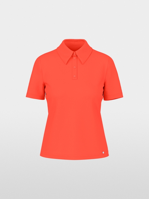 Polo Shirt in Cotton Stretch