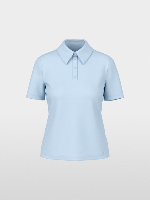 Polo Shirt in Cotton Stretch