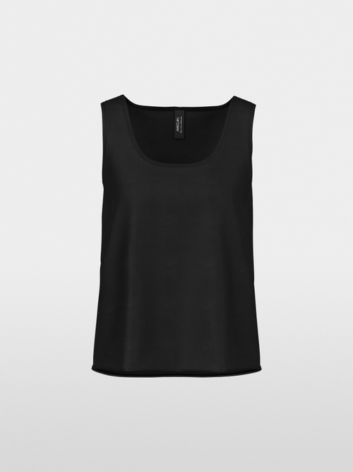 Silk Top with Round Neckline