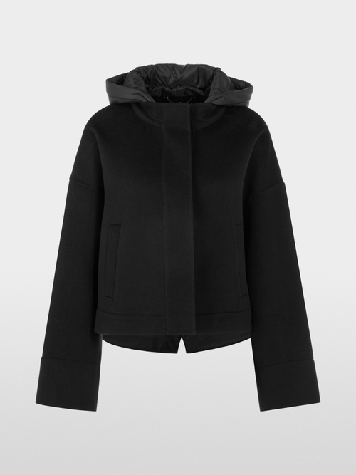 Veste en laine à capuche