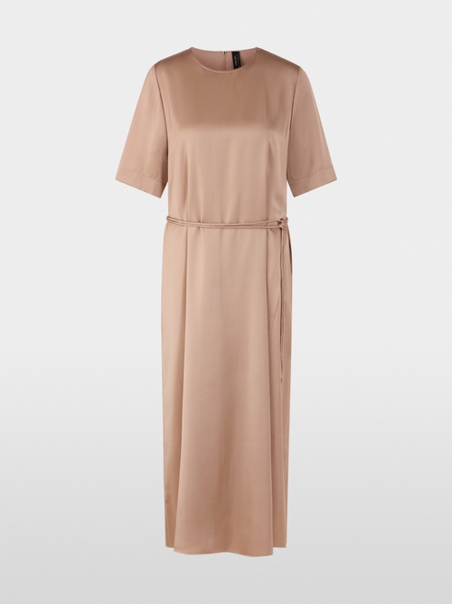 Midi dress in satin