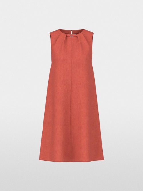Linen-viscose blend dress