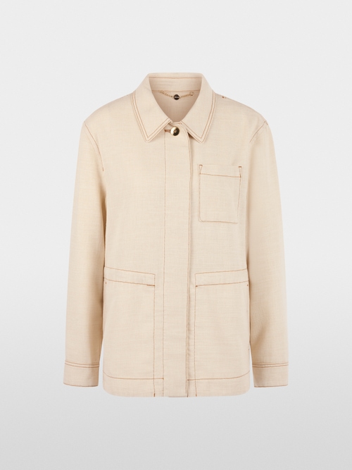 Veste cintrée à effet chatoyant