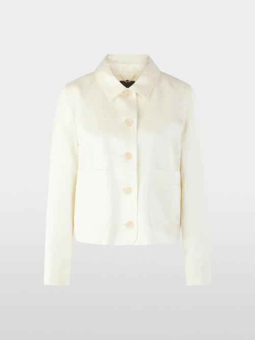 Shimmering material mix jacket