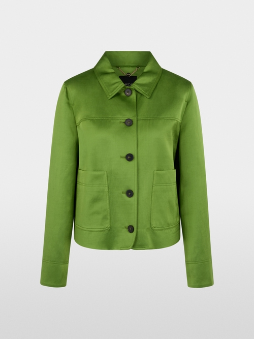 Veste en mélange de matières chatoyantes