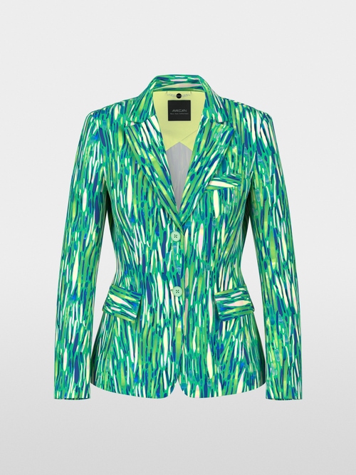 Blazer à deux boutons en jersey scuba