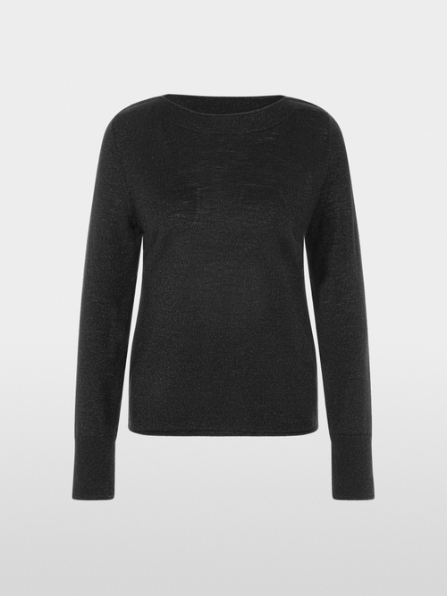 Fine knit jumper with lurex