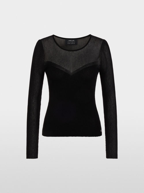 Pull en maille côtelée « Rethink Together »