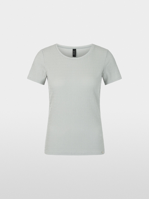 Fitted short-sleeved shirt