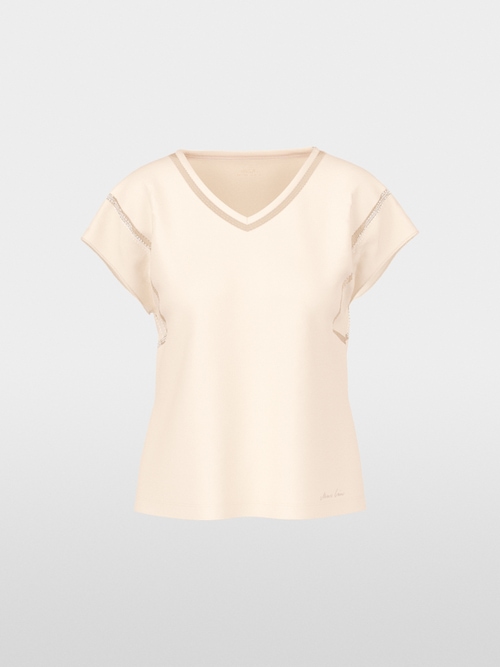 Shirt with cotton voile