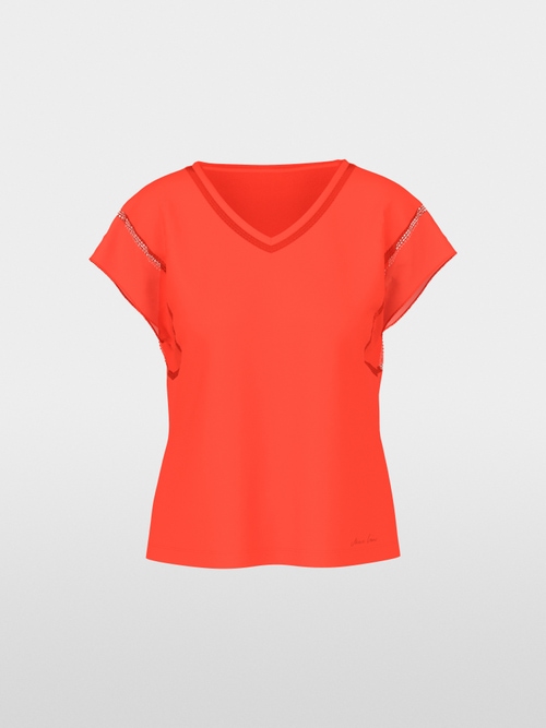 Shirt with cotton voile