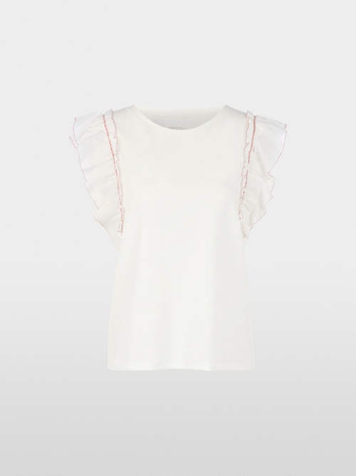Feminine stretch cotton shirt