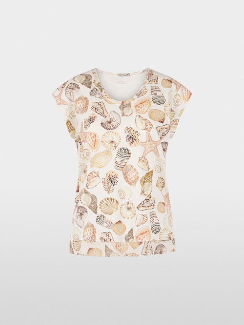 Shirt with shell print