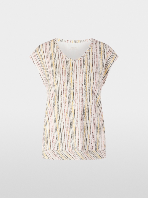 Shirt with polka dot print