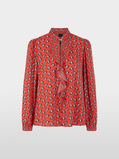 Soepelvallende blouse "Rethink Together"