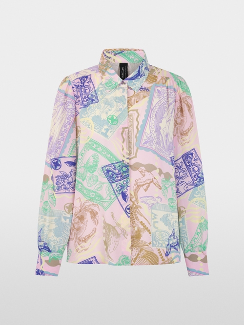 Chemisier à imprimé estampillé