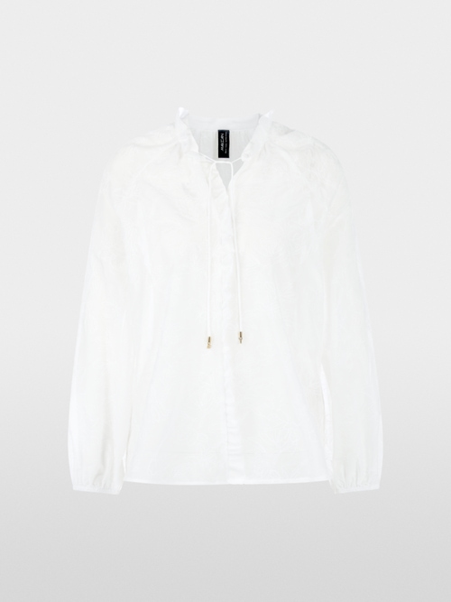 Light tunic with embroidery & ruffles