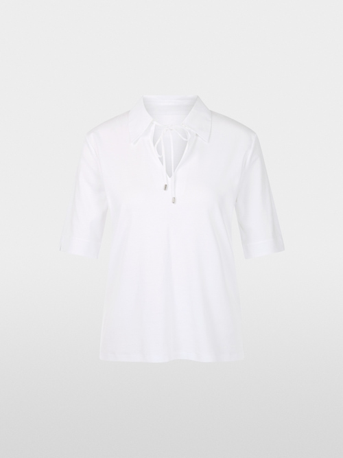 Polo uni avec cordon