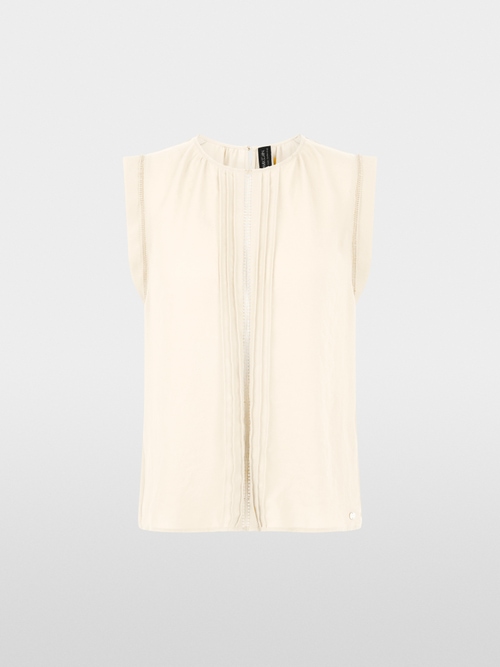 Top with lace and pintucks
