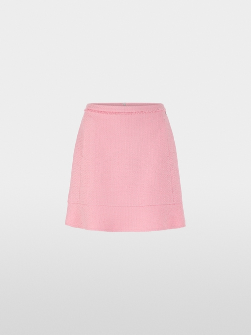 Jupe courte à volants