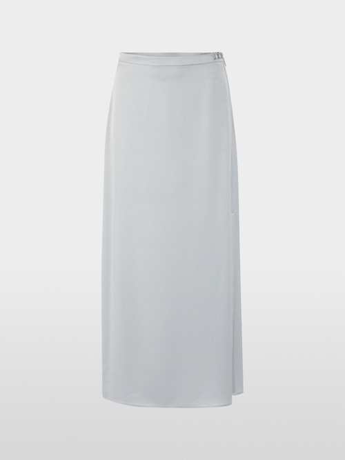 Jupe midi à l'éclat soyeux