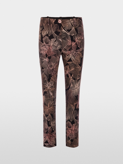 Pantalon SYDNEY slim fit à imprimé floral