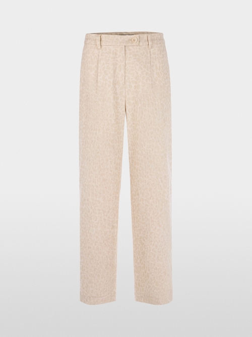 WASCO trousers with leopard print