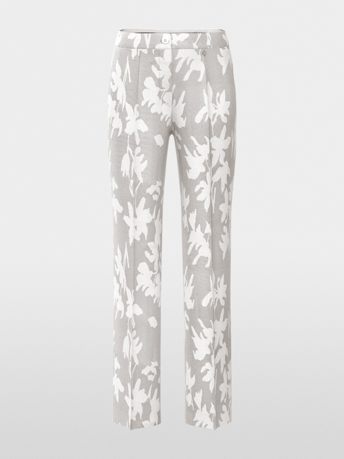 WUKARI wide fit fabric trousers