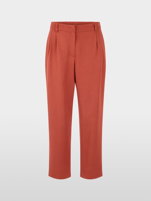 FAQUS viscose-linen blend trousers