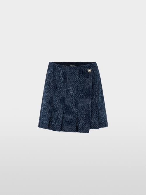 Shorts in wikkelrok-look