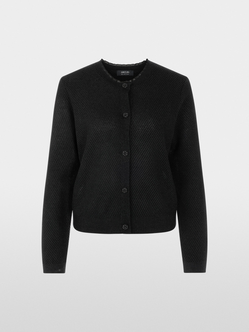 Cardigan in new wool blend