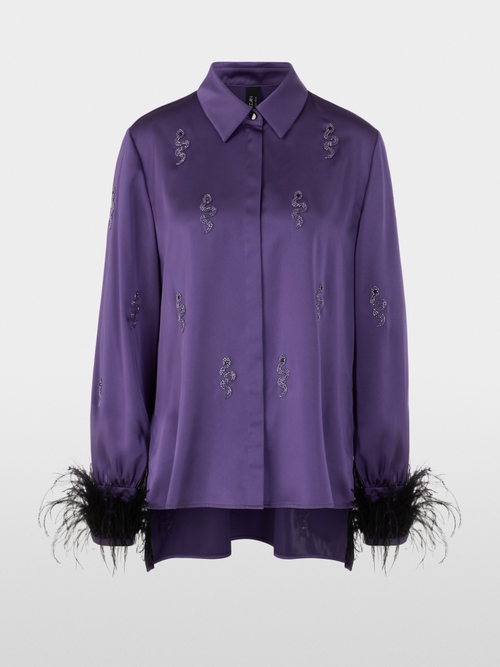 Feestelijke blouse met manchetten