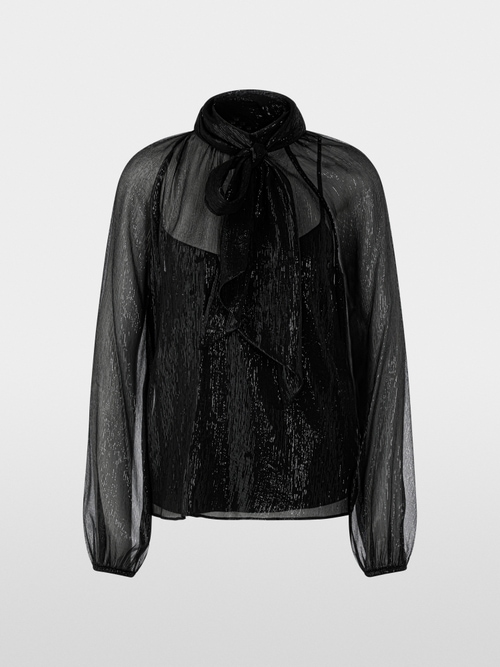 Transparante blouse met top